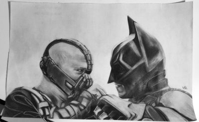 Bane, Villain, Darkness, Fear, Strength Drawing