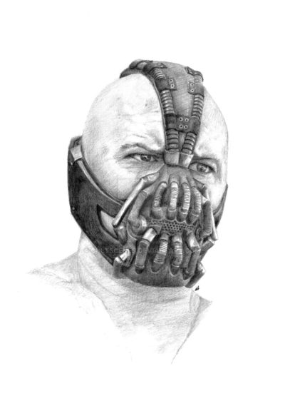 Bane, Fear, Darkness, Villain, Chaos Drawing