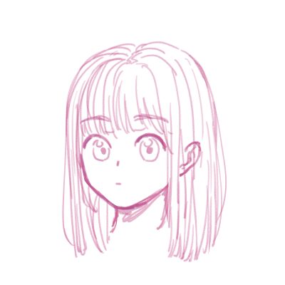 Bangs, Fringe, Haircut, Trend, Style Drawing