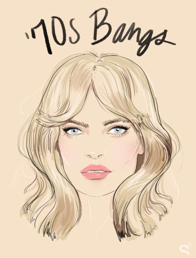 Bangs, Cut, Layers, Fringe, Style Drawing