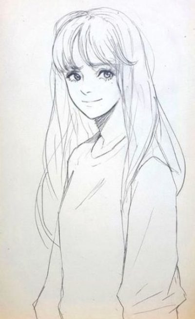 Bangs, Style, Hairstyles, Fringe, Cut Drawing