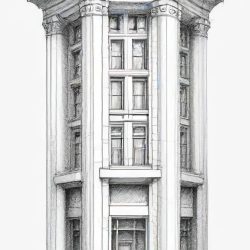 Bank Drawing Sketch Image