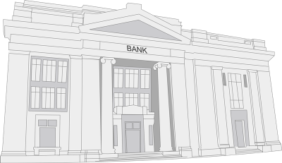 Bank, Investment, Savings, Finance, Loans Drawing