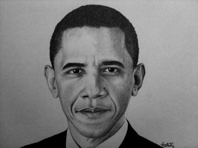 Barack Obama, Inspiration, Leadership, Change, Progress Drawing