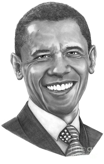 Barack Obama, Legacy, Leadership, Inspiration, Change Drawing