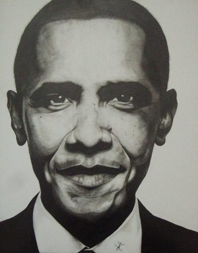 Barack Obama, President, Hope, Leader, Change Drawing