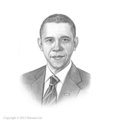 Barack Obama, Change, Leadership, Legacy, Inspiration Drawing