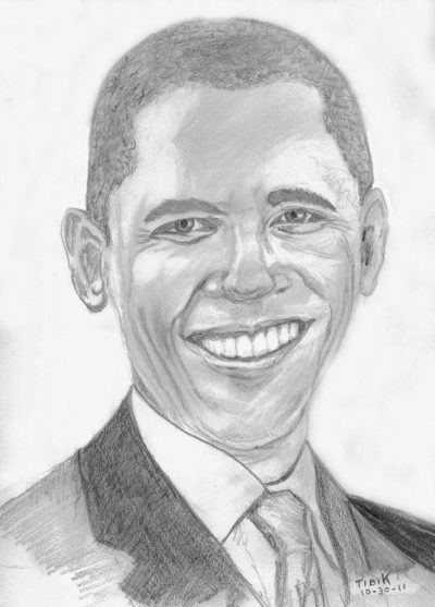 Barack Obama, Leadership, Inspiration, Legacy, Change Drawing