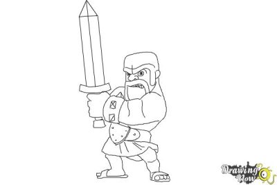 Barbarian, Nomad, Conqueror, Savage, Warrior Drawing