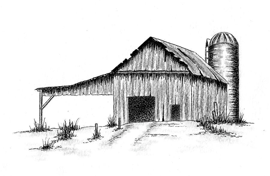 Barn Drawing Image