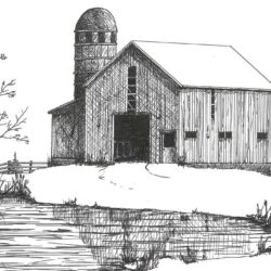 Barn Drawing Photo