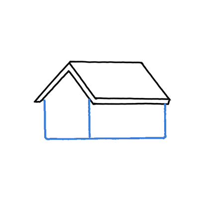 Barn, Agriculture, Livestock, Storage, Structure Drawing