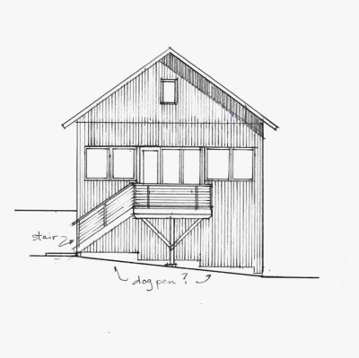 Barn, Farm, Storage, Livestock, Structure Drawing