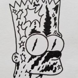 Bart Simpson Drawing Art