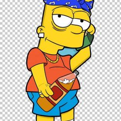 Bart Simpson Drawing Creative Style