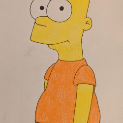 Bart Simpson Drawing Fine Art