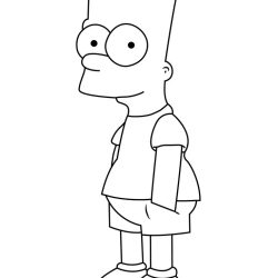 Bart Simpson Drawing Image