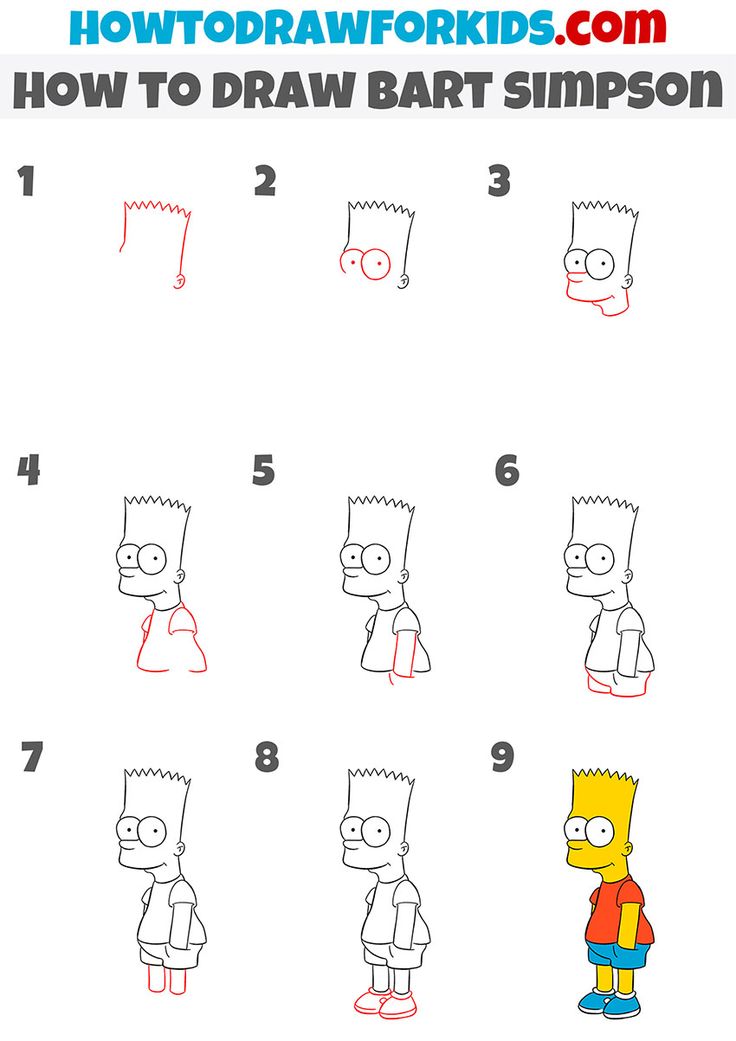 Bart Simpson Drawing Realistic Sketch