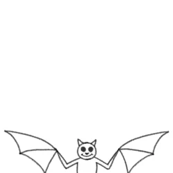 Bat Drawing Artistic Sketching
