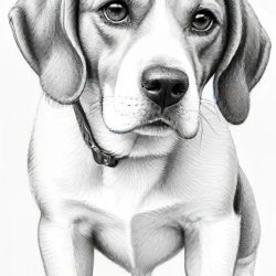 Beagle Drawing Art Sketch Image