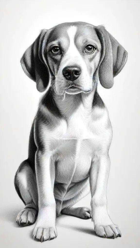 Beagle Drawing Sketch Picture