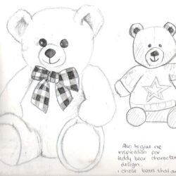 Bear Cute Drawing Hand Drawn Sketch