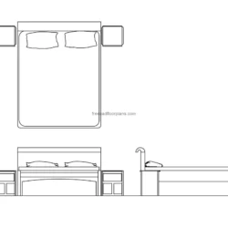 Bed Drawing Intricate Artwork