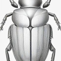 Beetle Drawing Sketch Photo