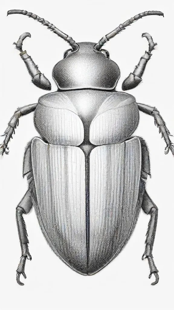Beetle Drawing Sketch Photo