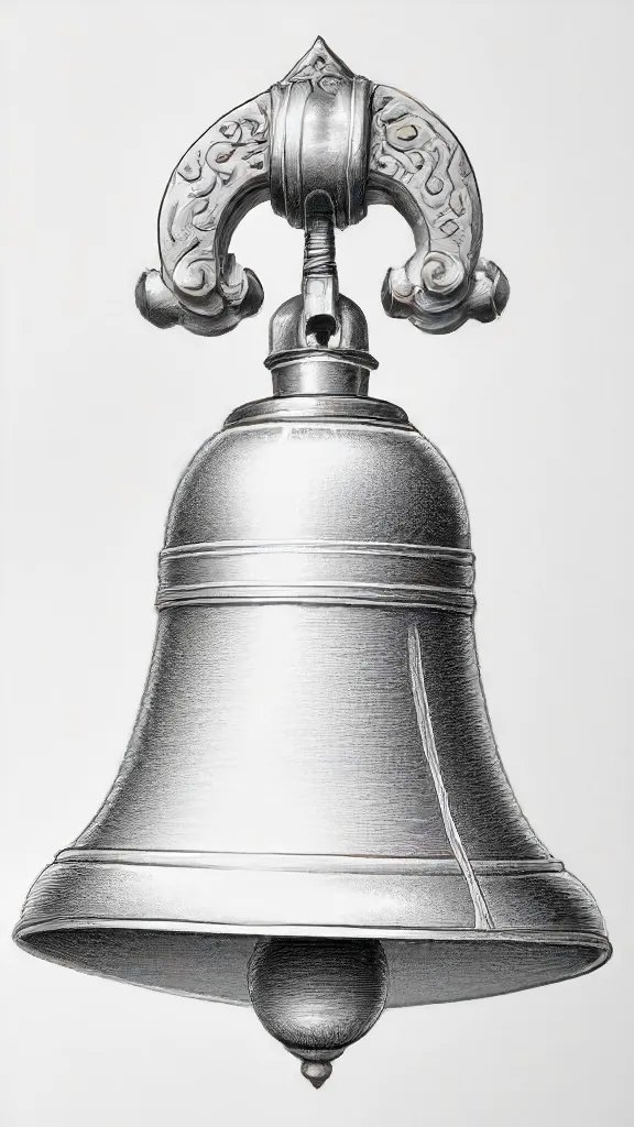 Bell Drawing Sketch Image