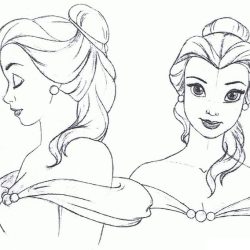 Belle Drawing Creative Style