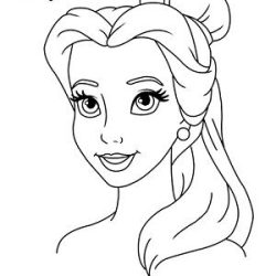 Belle Drawing Realistic Sketch