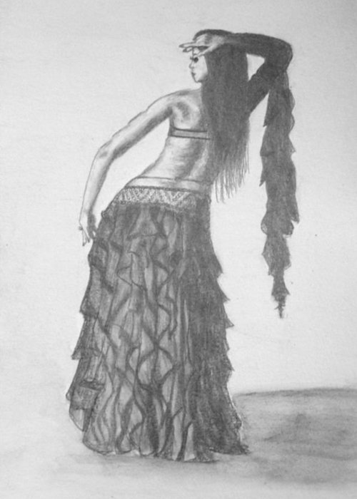 Belly Dancer Drawing