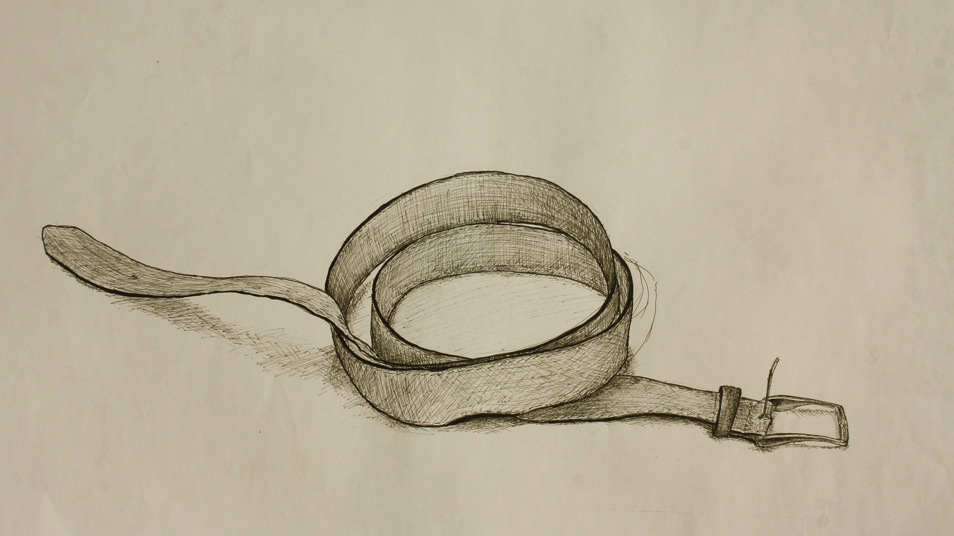 Belt Drawing Sketch