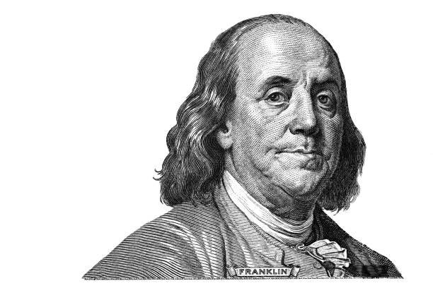 Benjamin Franklin Drawing Modern Sketch