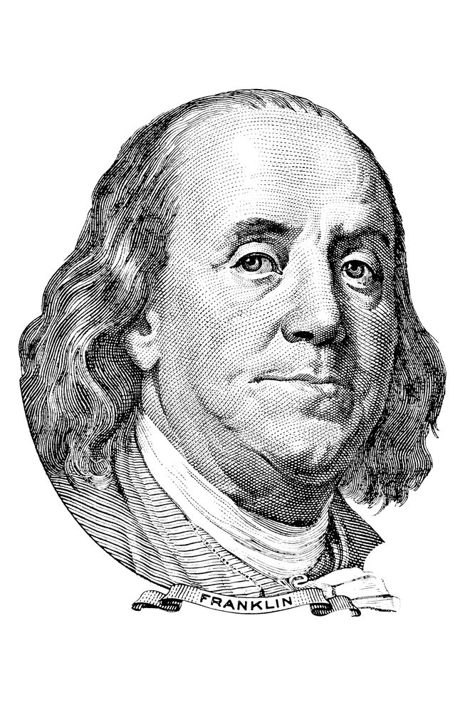 Benjamin Franklin Drawing Picture