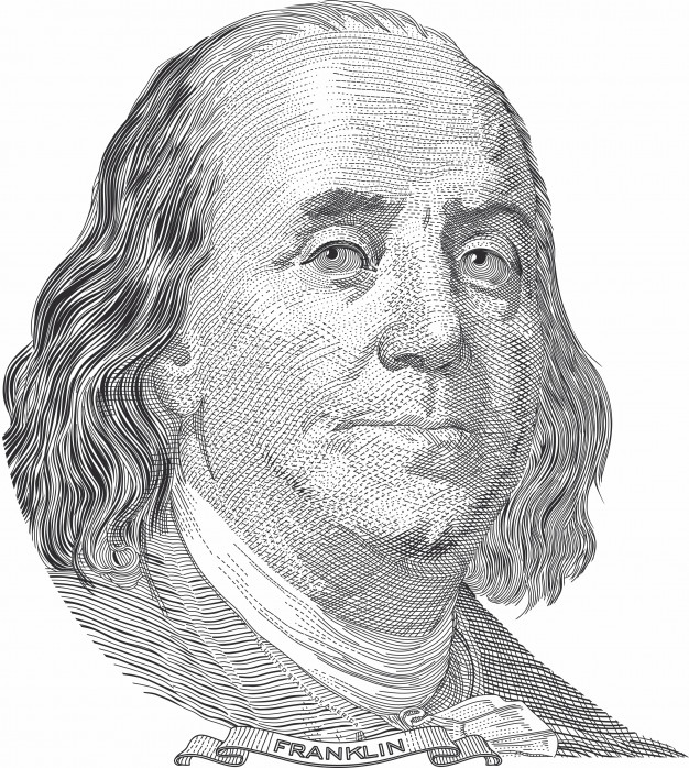 Benjamin Franklin Drawing Stunning Sketch