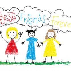 Best Friends Forever Drawing Fine Art