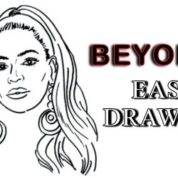 Beyonce Knowles Drawing Art