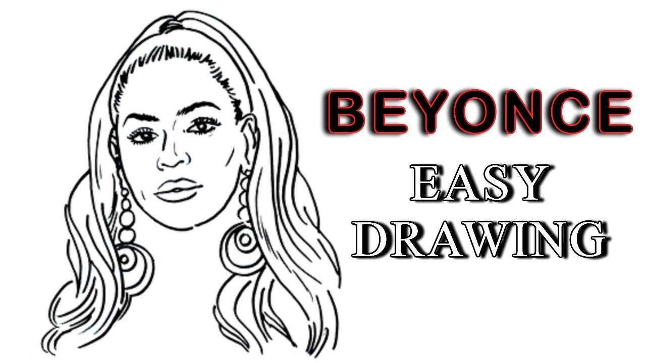 Beyonce Knowles Drawing Art