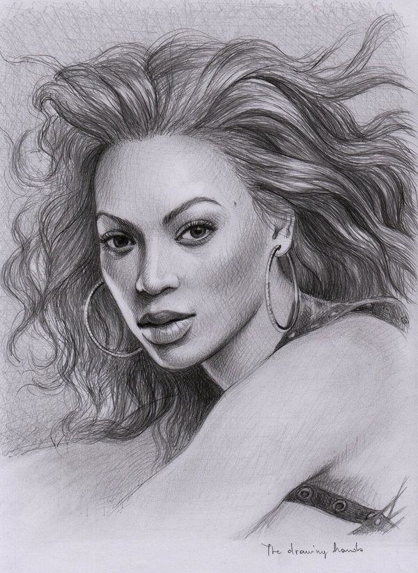 Beyonce Knowles Drawing Creative Style