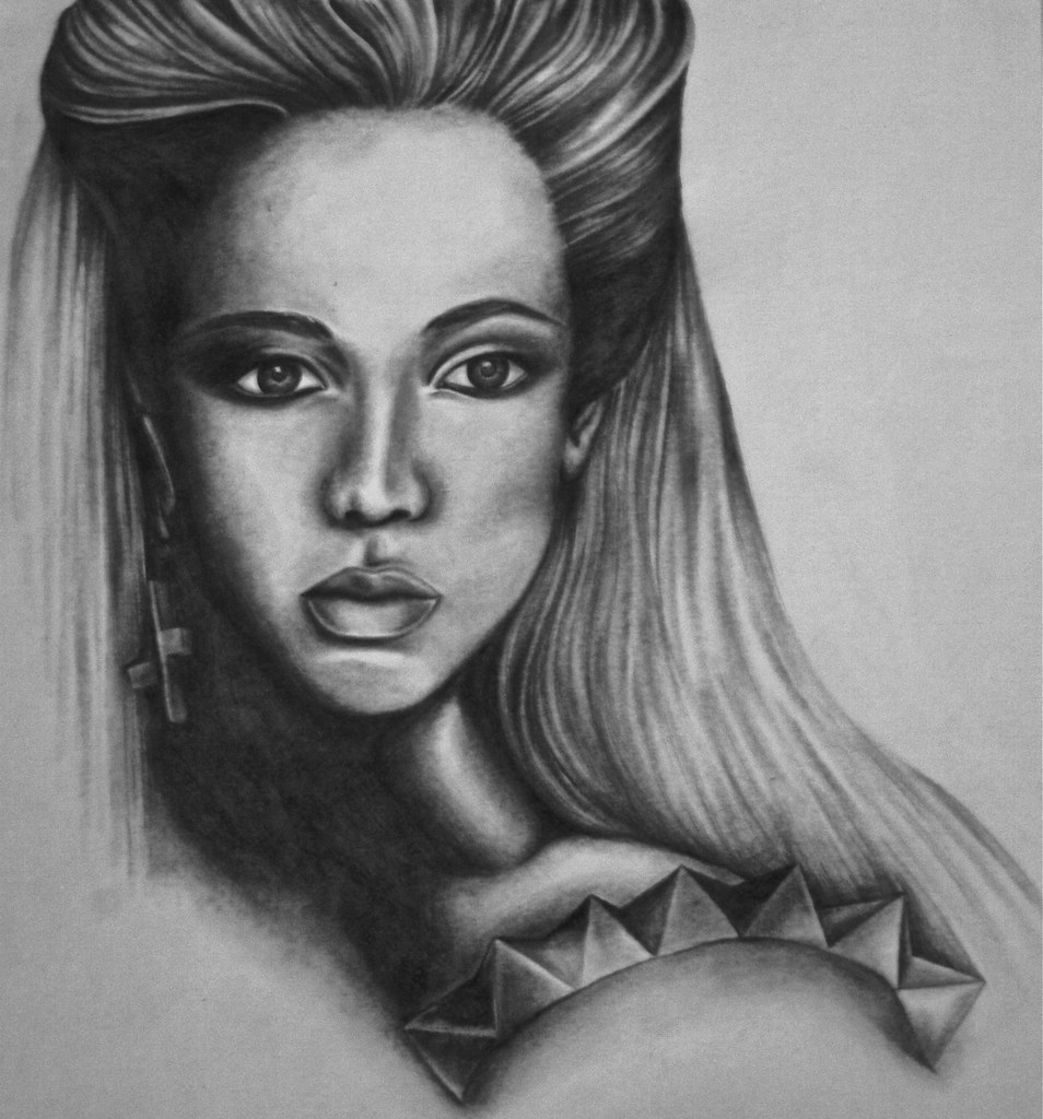 Beyonce Knowles Drawing Fine Art