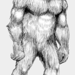 Bigfoot Drawing Creative Style