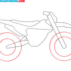 Bike Drawing Amazing Sketch