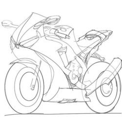 Bike Drawing Image