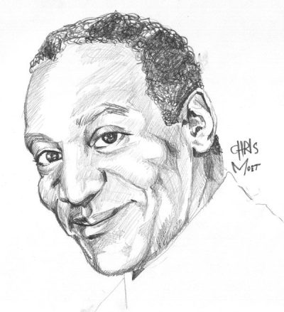 Bill Cosby, Comedy Legend, Legal Battles, Public Scrutiny, Controversial Figure Drawing