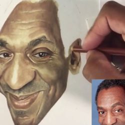 Bill Cosby Drawing Modern Sketch