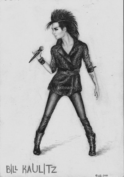 Bill Kaulitz, Fashion Icon, Tokio Hotel, Singer, German Artist Drawing