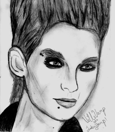 Bill Kaulitz, Fashion Icon, German Artist, Singer, Tokio Hotel Drawing