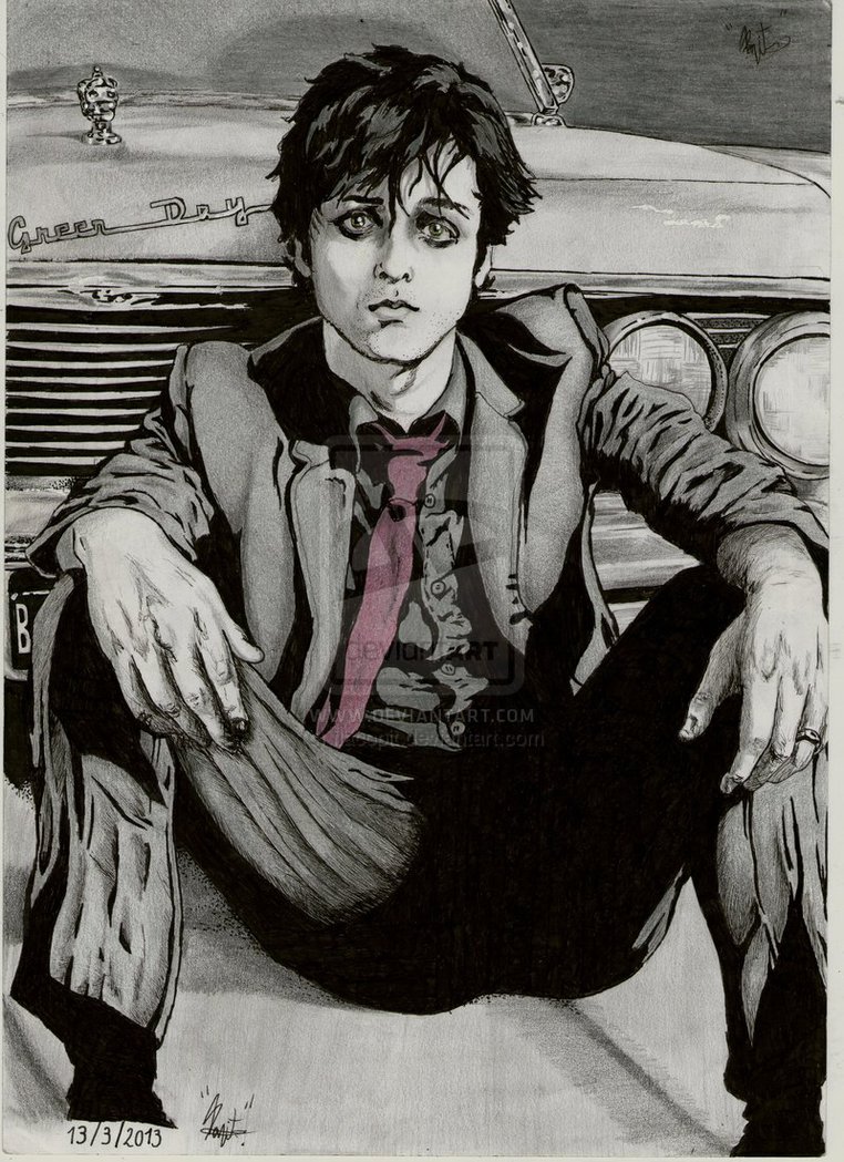 Billie Joe Armstrong Drawing Amazing Sketch